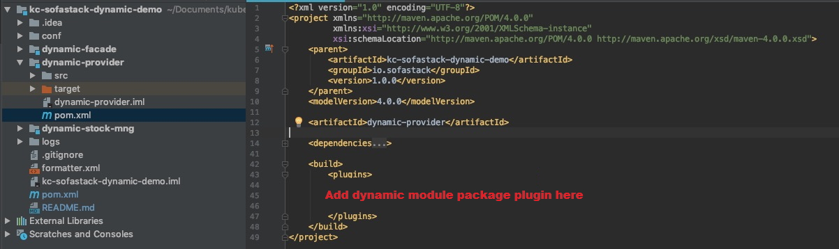 add package plugin